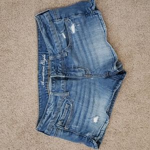 Denim shorts
